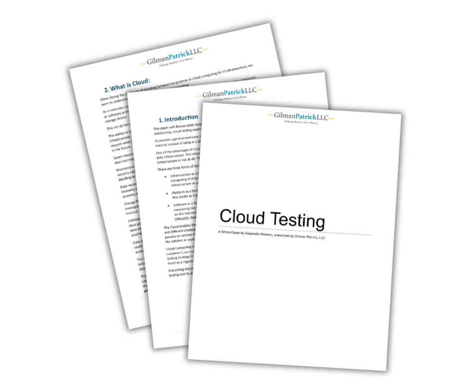 Cloud Testing White Paper